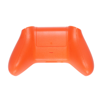 Coque de remplacement orange pour manette Xbox Series X S, plaque frontale et rails latéraux