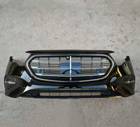 Grille d'admission GT Starry Sky W214 pour modèles 2024 Mercedes-Benz Classe E 260L 300L, grille avant éclairée en plastique avec maille centrale