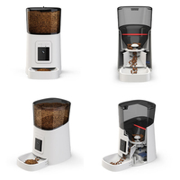 Distributeur automatique de nourriture pour animaux domestiques, grande capacité 6L, caméra HD intelligente à grand angle, contrôle par application mobile, pour chats et chiens
