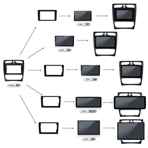 Henmall đài phát thanh fascia cho FORD FOCUS Hướng dẫn sử dụng AC Bảng điều khiển Dash cài đặt TRIM Kit khung stereo GPS DVD <span class=keywords><strong>Player</strong></span> cài đặt Bảng điều chỉnh - Product Image 4
