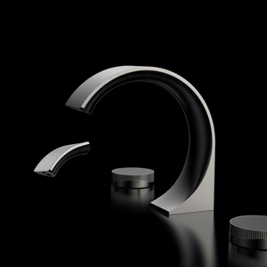 <span class=keywords><strong>Rubinetto</strong></span> Miscelatore <span class=keywords><strong>per</strong></span> <span class=keywords><strong>Lavabo</strong></span> <span class=keywords><strong>Bagno</strong></span> con Illuminazione LED, Design Moderno ed Elegante, Accessori in Ottone <span class=keywords><strong>per</strong></span> Hotel, 3 Fori, Doppia Maniglia - Product Image 1