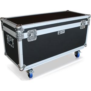 Cadre en <span class=keywords><strong>aluminium</strong></span> argenté personnalisé étui de vol antichoc pour batterie étui de transport routier robuste pour coffre à câbles - Product Image 1