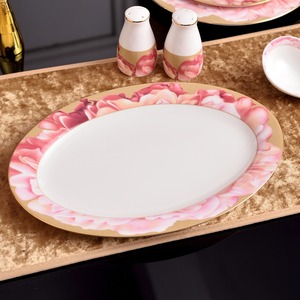 Services de table en porcelaine fine, ensembles de vaisselle en céramique de style occidental, avec emballage, pour 58 pièces - Product Image 4