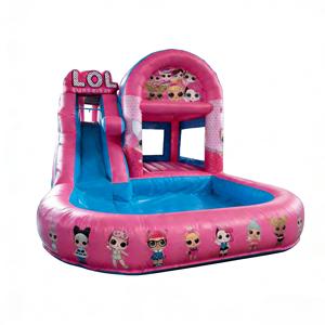 Toboggan Gonflable Écologique DST Combo Maison <span class=keywords><strong>de</strong></span> Rebond Qualité Commerciale Capacité >500kg Parc Aquatique Extérieur pour Mariages/Fêtes - Product Image 1