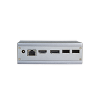 Mini PC industriel sans ventilateur Processeur Intel J4205 J3455 N4200 1 LAN/1 COM/4 USB Win 10/Centos/Ubuntu Mini PC Box État des stocks