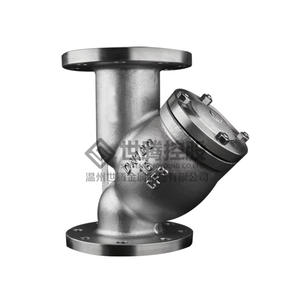 Vanne filtrante à bride en Y en acier moulé pour tuyau de vapeur, GL41W-100C, en acier inoxydable, équipement de filtration industriel DN200 - Product Image 3