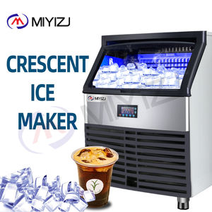 Machine à glaçons commerciale de comptoir solaire/électrique en acier inoxydable, blocs de glace cubiques, capacité 50 kg/jour, industrielle, écoénergétique - Product Image 2