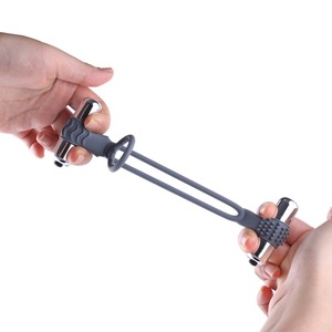 강력 진동 방수 실리콘 코크 링 남성용 충전식 듀얼 모터 진동 페니스 링 성인 섹스 토이 코크 링 - Product Image 2