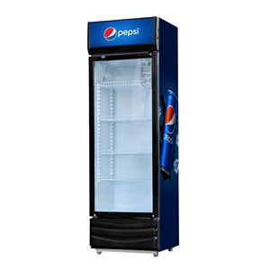 <span class=keywords><strong>Vitrine</strong></span> réfrigérée commerciale pour boissons avec logo personnalisé, éclairage LED, refroidissement direct par air, sans givre - Product Image 2