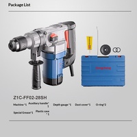 Marteau-piqueur électrique professionnel Dongcheng Z1C-FF03-26SH, haute puissance, double usage, pour béton, alimenté en courant alternatif