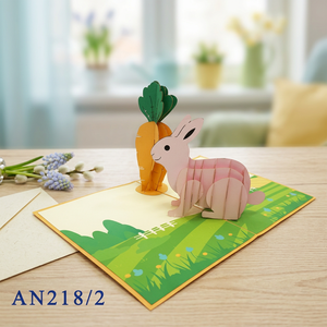 Jarrón 3D de Conejo Pop Vintage de Pascua, el Más Vendido al por Mayor, Artesanía de Papel, Regalos de Vietnam, Diseño Personalizado, Logotipo Personalizado, Naturaleza - Product Image 4