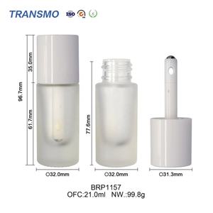 ขวดแก้วโรลออนพิมพ์โลโก้ได้ ขวดน้ำหอมแก้ว 21 มล. ขวดแก้วใสสำหรับน้ำมันหอมระเหยพร้อมหลอดหยด - Product Image 2