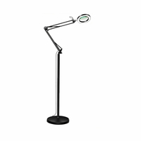 Promotion Lampe de sol d'angle à LED pour la décoration du salon, lampe de sol moderne à LED avec loupe