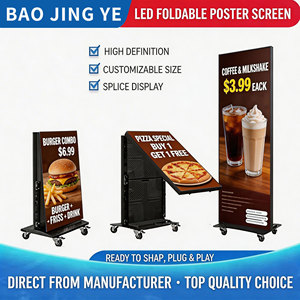 หน้าจอโฆษณา LED แบบพกพา P2.5/P2.0 ตั้งพื้นได้ ใช้งานได้ทั้งภายในและภายนอกอาคาร เคลื่อนย้ายได้ พับเก็บได้ ระบบอัจฉริยะ HDR10+ กันน้ำ IP65 รุ่น MT-L - Product Image 5