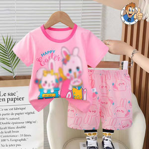 Nouvel ensemble d'é<span class=keywords><strong>t</strong></span>é pour enfants à manches courtes 2025 – Nouveau <span class=keywords><strong>t</strong></span>-<span class=keywords><strong>shirt</strong></span> à manches courtes pour garçon motif dessin animé tendance mode - Product Image 5