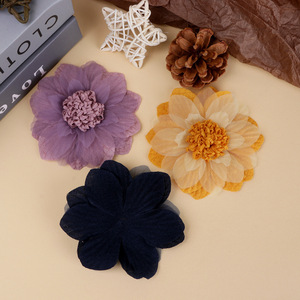 Fleurs Artificielles en Soie Microfibre Camélia pour Accessoires Cheveux, Chaussures, Sacs, Vêtements, Décoration – Collection Été 2025 – Vente en Gros - Product Image 2