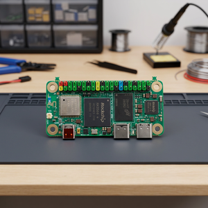 โรงงานผลิต RADXA ZERO 3W Quad Core Mini บอร์ดพัฒนาประสิทธิภาพสูงแบบ Linux-Based Single Board SBC RK3566 5V BGA - Product Image 3