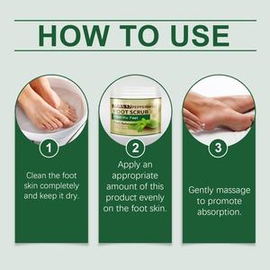 Gommage pour les pieds à la menthe poivrée biologique en gros, marque privée, 177 g - Soin exfoliant et lissant pour des pieds sains et doux - Product Image 6