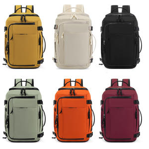 Mochila de lujo sencilla de gran capacidad para hombre, mochila para ordenador portátil con USB y hombro transpirable, bolsa para zapatos independiente - Product Image 2