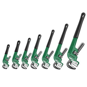 Llave de tubo offset Baolian de acero al carbono con mandíbula ajustable, herramienta de fontanería de grado industrial, cabeza dentada de alta resistencia - Product Image 5