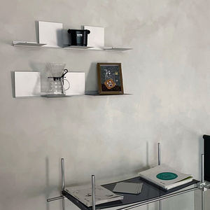 رف حائط معدني بتصميم بسيط للمنزل رف كتب معلق ، كرف عرض لتزيين الحائط رف عرض قابل للإزالة - Product Image 3