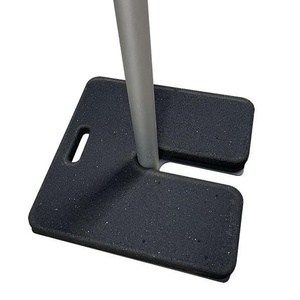 ฐานยางสีดำรูปสี่เหลี่ยมผืนผ้าสำหรับถ่วงน้ำหนัก ฐานแข็งแรงทนทานสำหรับฉากหลังงานแต่งงานหรือ<span class=keywords><strong>ผนัง</strong></span>ดอกไม้ - Product Image 2