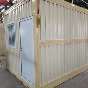Vendita calda 20ft Standard prefabbricata pieghevole contenitore casa con cartone ondulato giallo per un facile trasporto - Product Image 1