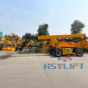 पेड़ ट्रिमिंग 15 मीटर इलेक्ट्रिक टेलीस्कोपिक बूम लिफ्ट कॉम्पैक्ट 30 मीटर निर्माण बूम लिफ्ट - Product Image 3