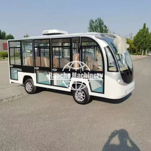 Voiture électrique de tourisme à quatre roues pour 14 personnes avec batterie au plomb-acide et vitesse maximale de 60 km/h pour les excursions en groupe - Product Image 1