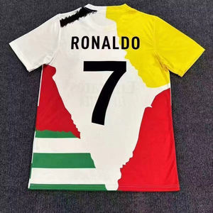Camiseta de Fútbol Masculina LTJ001 Leton Neymar Número 7 Vinicius, Selección Nacional de Brasil, Local/Visitante, Manga Corta, Cuello Alto, Secado Rápido - Product Image 6