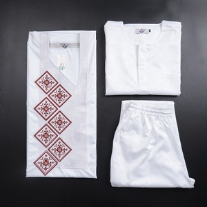 H&D PH10079 Nouveau costume <span class=keywords><strong>africain</strong></span> pour <span class=keywords><strong>homme</strong></span>, Agbada, vêtements traditionnels pour <span class=keywords><strong>homme</strong></span>, <span class=keywords><strong>Boubou</strong></span>, ensembles de 3 pièces pour les fêtes - Product Image 6