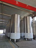 Cuve de Fermentation en Acier Inoxydable Grande Capacité 2000L 3000L 5000L pour la Vinification