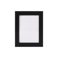 Tailles personnalisées Carré Debout Cadre Photo En Carton En Gros Minimaliste Noir Photos Cadre avec Support pour La Décoration de La Maison