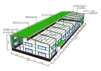 Solution de projet complète de conception moderne pour station de métro en panneaux sandwich à structure en acier préfabriquée, fabrication professionnelle en Chine