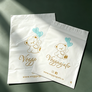 ถุงพลาสติกกันน้ำพิมพ์โลโก้ตามสั่งแบบหนาสำหรับส่งสินค้าเสื้อผ้า ขายส่ง - Product Image 5