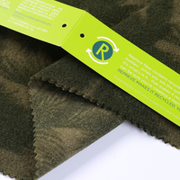 Fabrication de tissu polaire anti-pilule 100% polyester Softshell collé filé imprimé sur mesure Micro tissu souple