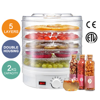 Fruit Groente Droger Elektrische Droger Voedsel Dehydrator Voedsel Dehydrator Machine Fruit Dehydrator Voor Thuis