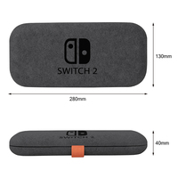 Étui de transport universel EVA étanche et écologique pour Nintendo Switch Lite, avec fermeture éclair, pour console Nintendo Switch 2, mignon et pratique pour les voyages et les jeux.