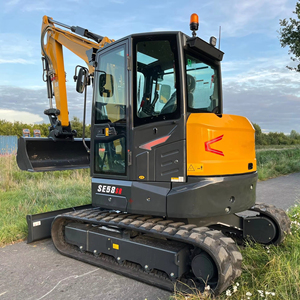 Stage Euro V 5.8 Ton Hydraulic Crawler Digger <b>Small</b> Excavator SE58SR - Product Image 1