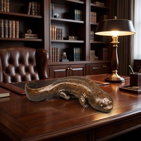 Statue de poisson Koi en bronze moulé à la cire perdue sur mesure - Sculpture aquatique sur mesure pour hôtels de luxe, jardins et galeries, sculpture en bronze