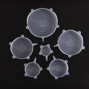Silicone Cover Stretch Lids Reusable Airtight Food <b>Wrap</b> Covers Keeping Fresh Seal Bowl Stretchy <b>Wrap</b> Cover <b>Kitchen</b> Cookware - Product Image 3