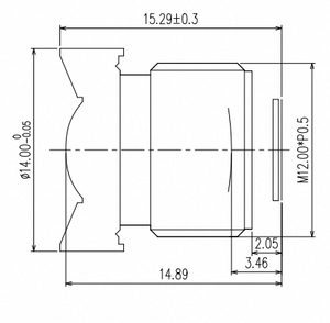 Promotional Low Distortion Camera <strong>Lens</strong> for Mini Camera F/<strong>2.2</strong> M12 Cctv Camera <strong>Lenses</strong> Cctv <strong>Lenses</strong> - Product Image 6