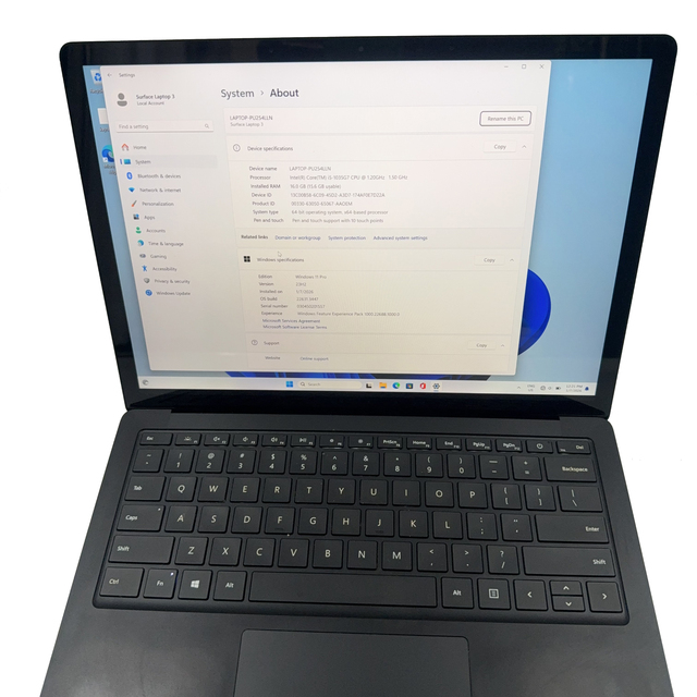 Office Home for Surface Laptop 3 Laptop 13.5" 16gb/512gb Computer Processor Intel Used Gaming Notebook Pc
