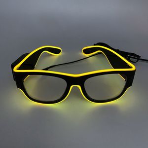 Proveedor al por mayor colorido música activada LED brillante anteojos neón EL alambre <span class=keywords><strong>gafas</strong></span> - Product Image 5