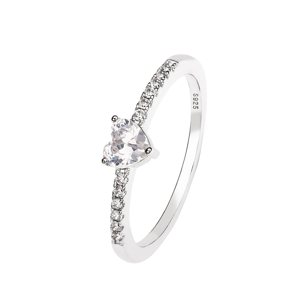 หินสีขาว ชุบโรเดียม