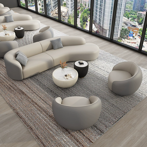 Luxury Commercial Set Business Hotel Curved Living <b>Room</b> Beauty Salon Lounge Reception Meeting - Product Image 1