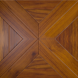 Parquet en chêne blanc multicouche T&G hexagonal de qualité AB EN13501, antimicrobien, 14 mm, 18 mm, 20 mm, pour salle d'exposition - Product Image 1