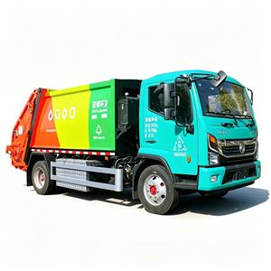Promotion : Camion à ordures compacteur Dongfeng Dolica 8m³ à énergie nouvelle, camion de collecte des déchets 100% électrique - Product Image 1