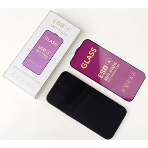 ESD ANTI-static <strong>Tempered</strong> Glass Screen Protector Film for OPPO <strong>Realme</strong> 10 A17K C30S GT NEO 3T GT2 <strong>9</strong> Pro Plus V25 Big Curved Edge - Product Image 2