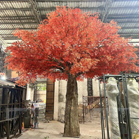 Arbre d'érable artificiel en fibre de verre de 5 m, fait main, pour Noël, Nouvel An, Pâques, décoration intérieure/extérieure, remise de diplôme, écologique et durable